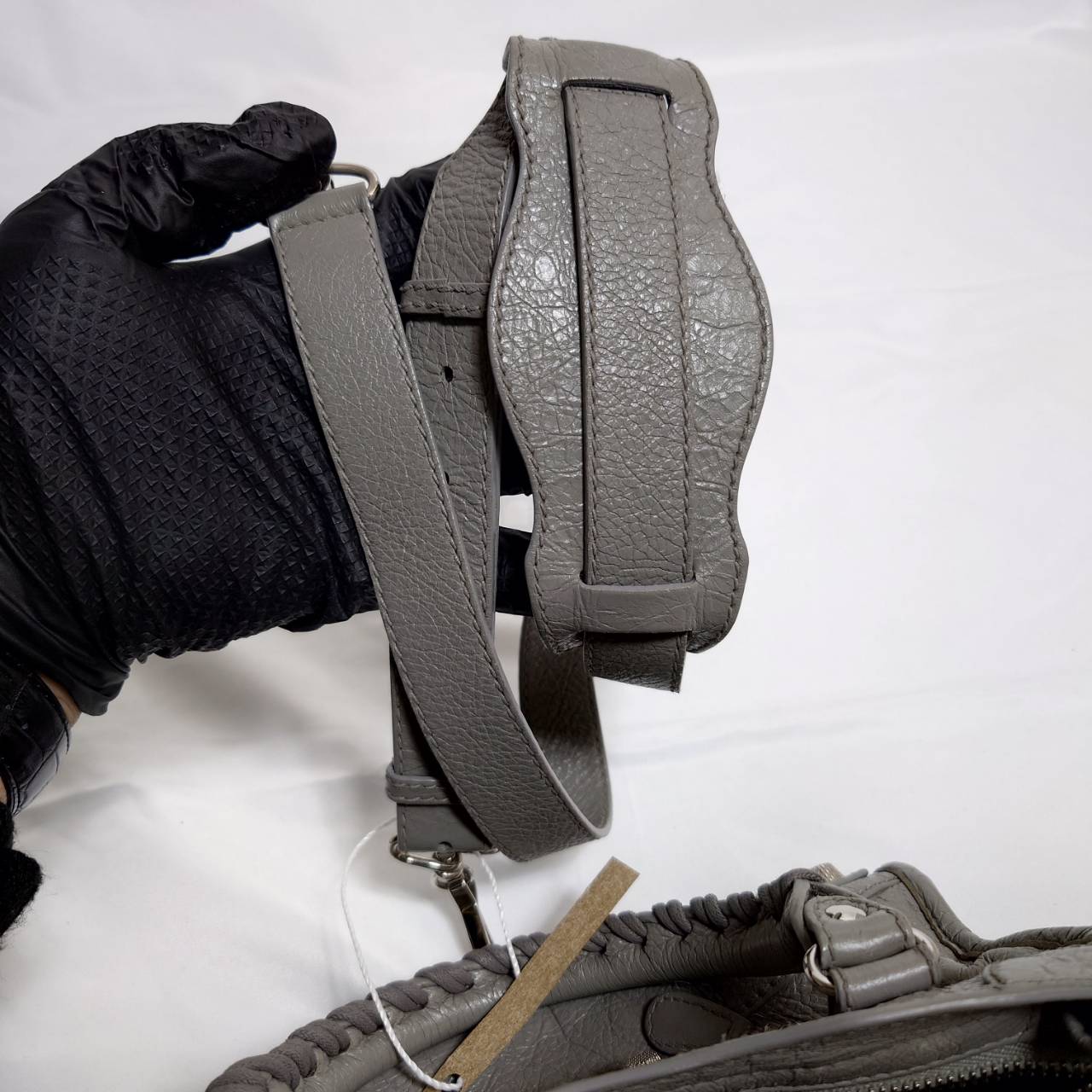 BALENCIAGA(バレンシアガ) ミニシティ クラシックシティバック 2wayバック グレー スト付き