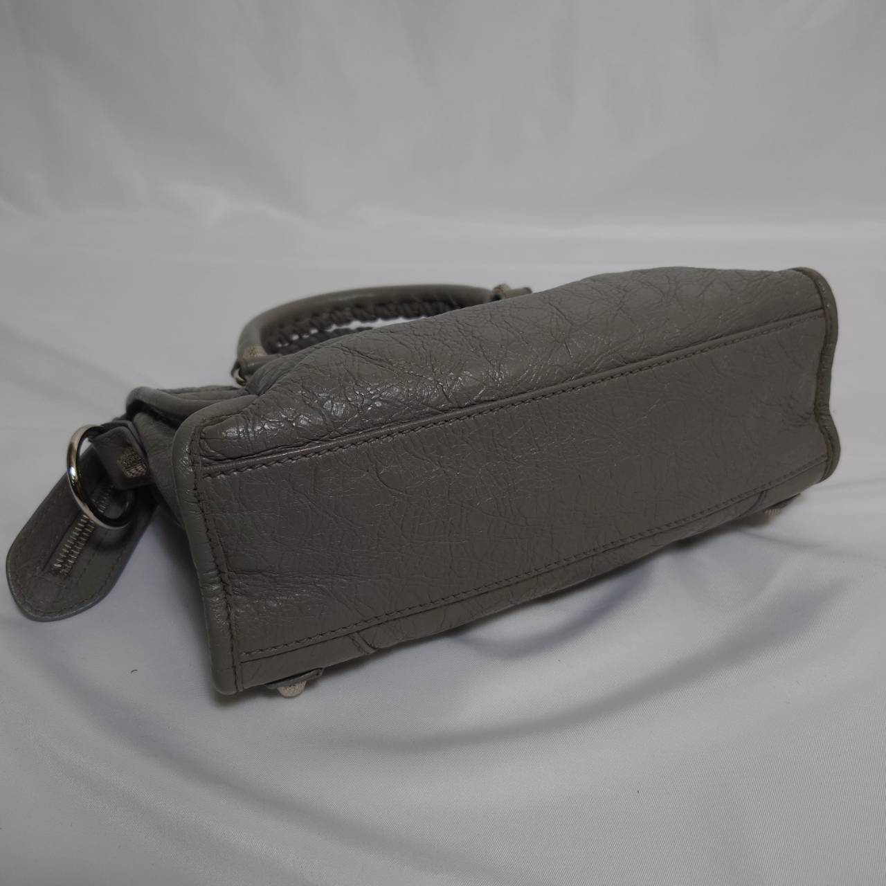 BALENCIAGA(バレンシアガ） ミニシティ クラシックシティバック ２wayバック  グレー スト付き