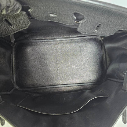 HERMES(エルメス） バーキン35 シルバー金具  □K刻印（2007年）トゴ ブラック 鍵 カデナ クロシェット付き