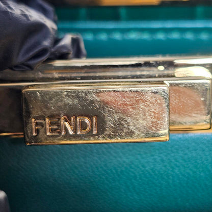 FENDI(フェンディ） ピーカブー ミディアム クロコダイル グリーン 未使用