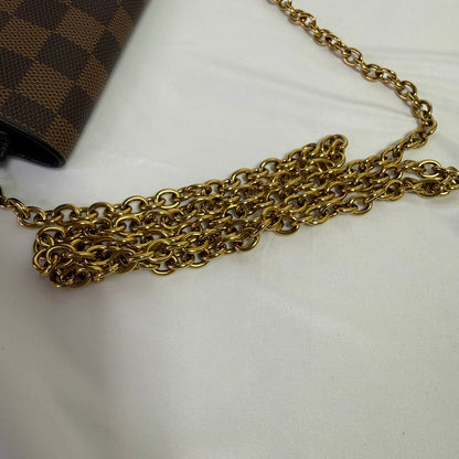 Louis Vuitton（ルイヴィトン） ダミエ キャンバス ポルトフォイユ ・ヴァヴァン チェーンウォレット