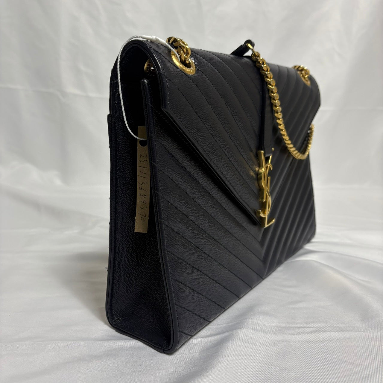 SAINT LAURENT(サンローラン）クラシック ネイビー レザー ショルダー