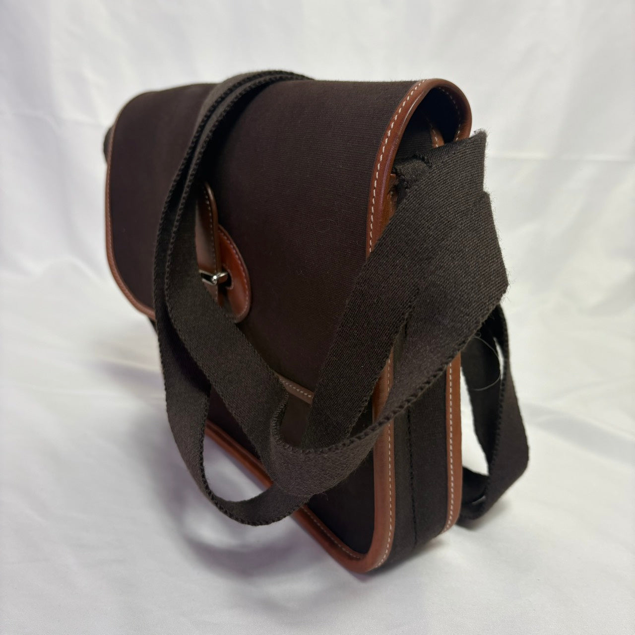 HERMES(エルメス） トワルオフィシエ ブエナベンチャラPM レザー ダークブラウン