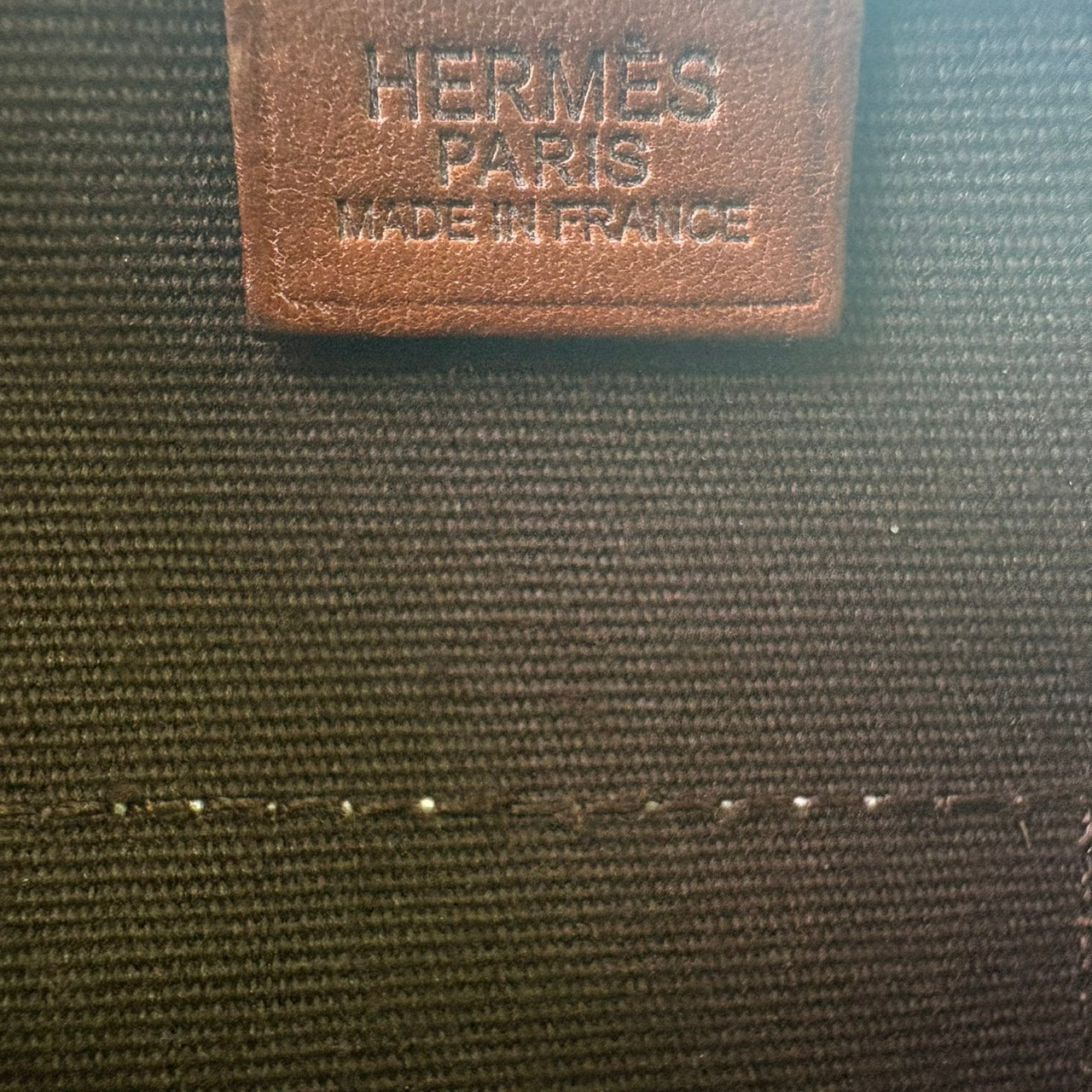 HERMES(エルメス） トワルオフィシエ ブエナベンチャラPM レザー ダークブラウン
