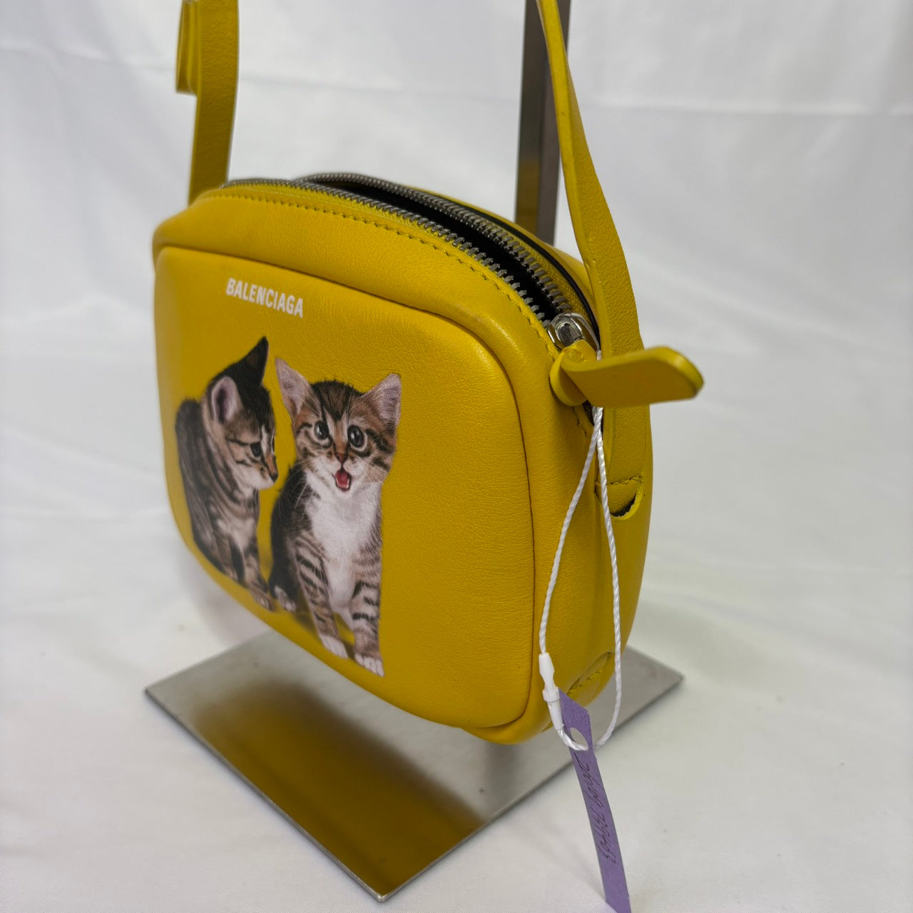 BALENCIAGA(バレンシアガ）イエロー エブリディ カメラバックXS