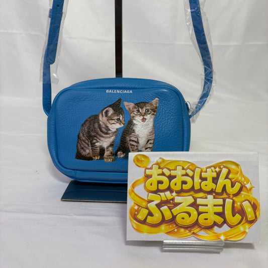 BALENCIAGA(バレンシアガ）スカイブルー エブリディ カメラバックXS ショルダーバック